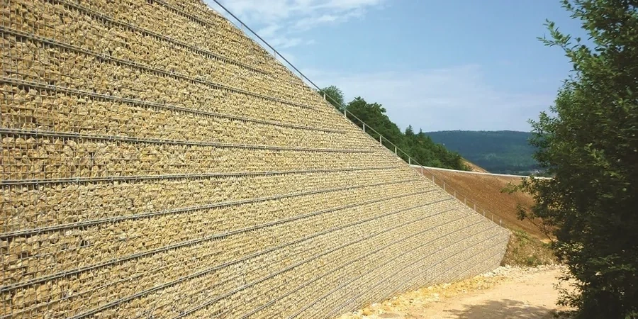 Illustrative image of MSE (Mechanically Stabilized Earth) wall design in Auckland